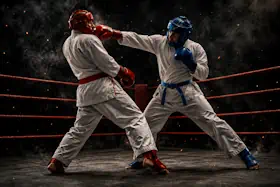 Illustration Karate Full Contact